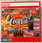 New & Sealed Buffalo Ice Cold Coca Cola 1000 Piece 26.75" X 19.75" Puzzle. Fixed Price $25.11.