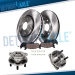 Front Brake Rotors Pad + Wheel Hub Kit For 1996-2000 Dodge Stratus Cirrus Breeze. Fixed Price $138.10.