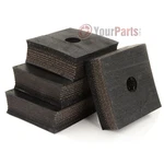 4 Anti Vibration Pad Air Compressor 3X3X1 Isolation 3" Heavy Duty Rubber Usa. Fixed Price $20.95.