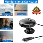 4PCS 360 Rotary Portable Car Heater & DEFROSTER,150W Fast Heating Cooling Fan. Fixed Price $52.96.
