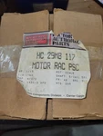 Carrier Factory Authorized Parts - Rac Fan Motor HC29MB117 Nos Surplus. Fixed Price $109.99.