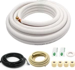 33FT Mini Split Line Set 1/4*3/8 Od Hvac Copper Tube Pipe EXTENSION,3/8 Thickene. Fixed Price $262.87.