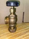 Vintage Barnes & Jones Brass Steam Radiator Valve Nos W/ Bakelite Handle. Fixed Price $48.00.
