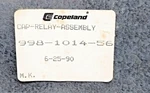 998-1014-56 Copeland Motor Starter Capacitor Relay Kit New Shabby Box B9S3. Fixed Price $79.50.