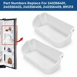 (2 Pack) White Gallon Door Bin For Frigidaire Refrigerator AP2116036 # 240356401. Fixed Price $21.48.