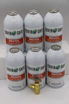 Enviro-safe R-600A Refrigerant With 7/16" Self Sealing K28 Oz, Cans W/tap. Fixed Price $59.99.