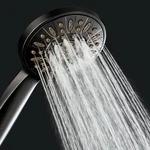 Aquadance 4" Oil Rubbed Bronze High Pressure Hand Held Shower Head, 6 Foot Hose. Fixed Price $34.99.