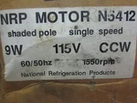 * Nrp Fan Motor N5412 Shaded Pole/single Speed .......WL-79A. Fixed Price $42.25.