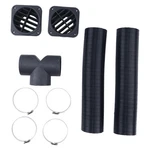 Ztuoauma 75MM Diesel Heater Air Duct Hose Tpiece Connector Flat Warm Outl.... Fixed Price $45.32.