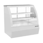 Beverage Air CDR4HC-1-W 49" Curved Glass White Refrigerated Deli Display Case. Fixed Price $9184.54.