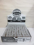 Box Of 100 Whitman He Harris Round Screw Top Coin Tubes Holders Penny Cent 19MM. Fixed Price $44.95.