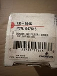 Emerson 047616 Ek Liquid Line Filter Drier 1/2" Odf Solder. Fixed Price $17.00.